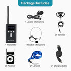T130P/T131P Guided Tour System - KIT 7: 1 Transmitter + 20 Receivers