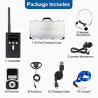 T130S/T131S Whisper Guide System - KIT 3: 2 Transmitters + 30 Receivers + 1 Charging case