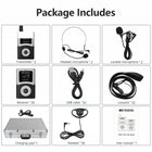 T130U/T131U UHF Tour Guide System - US version - 2 Transmitters + 30 Receivers + 1 32-Slot Charging Case
