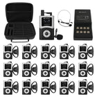 T130U/T131U UHF Tour Guide System - European version - 1 Transmitter + 15 Receivers + Carrying Bag + 1 16-Slot Charging Base
