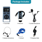 TT106S Simultaneous Interpretation System - Left Ear Receiver - KIT 4：1 Transmitter + 6 Receivers